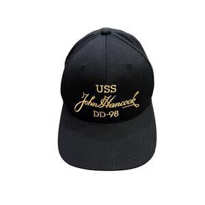 USS John Hancock DD-98 Navy Mens Adjustable Snapback Hat Baseball Cap